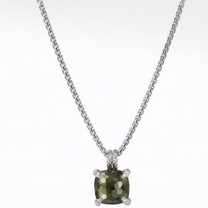 David Yurman Necklace Green Orchid and Diamonds